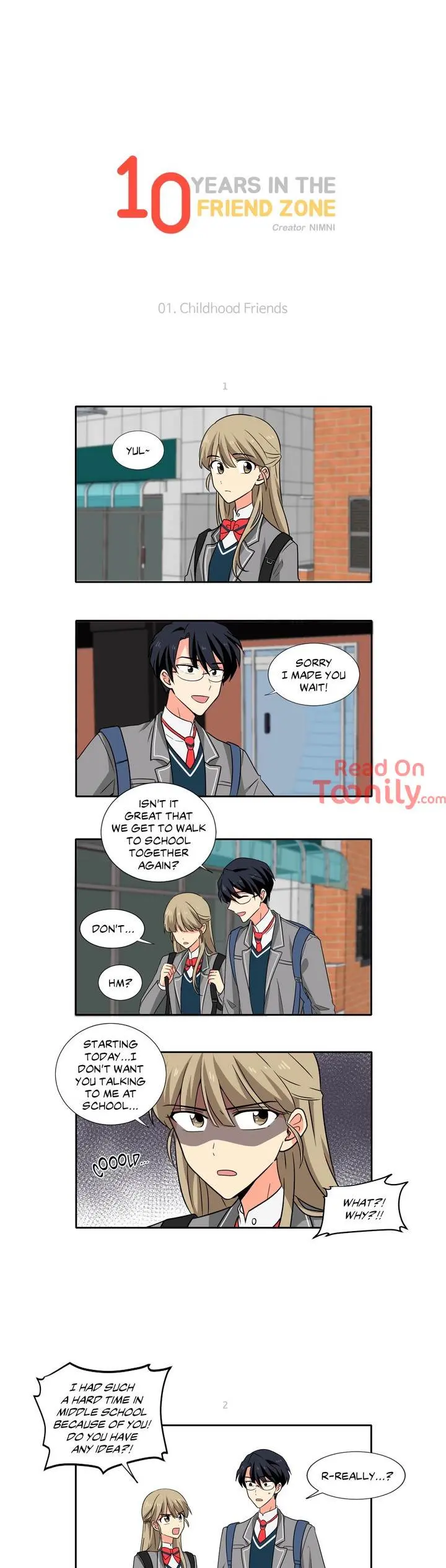 10 Years in the Friend Zone Episode 1 - Page 1