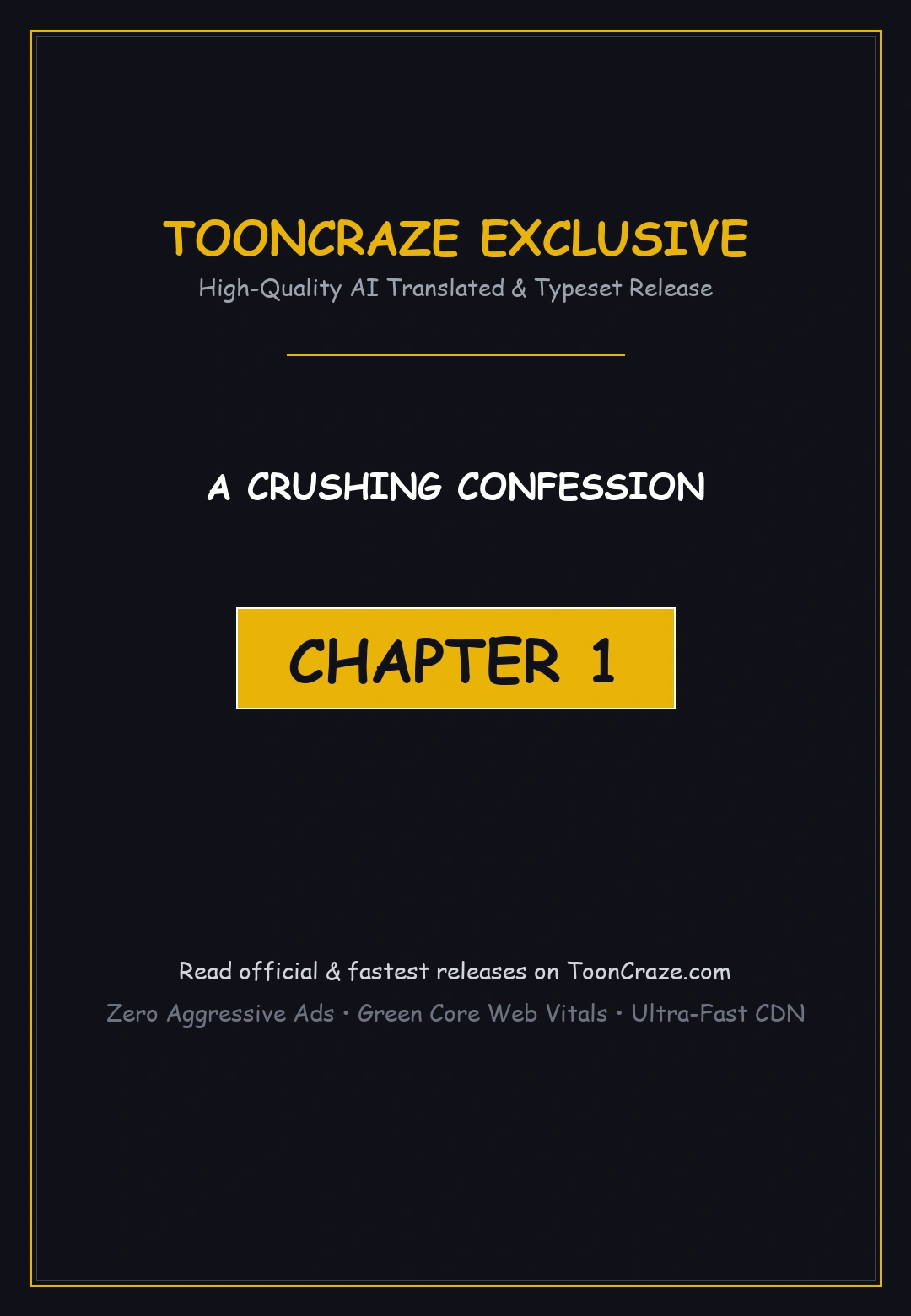 A Crushing Confession Episode 1 - Page 1