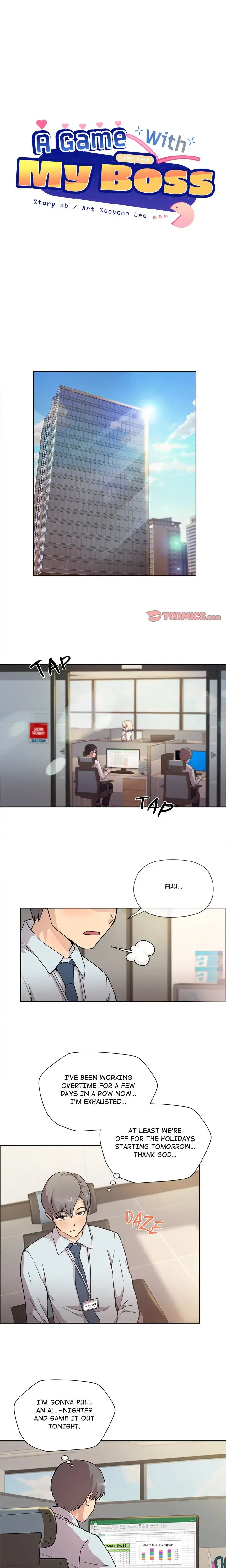 A Game With My Boss Episode 1 - Page 1