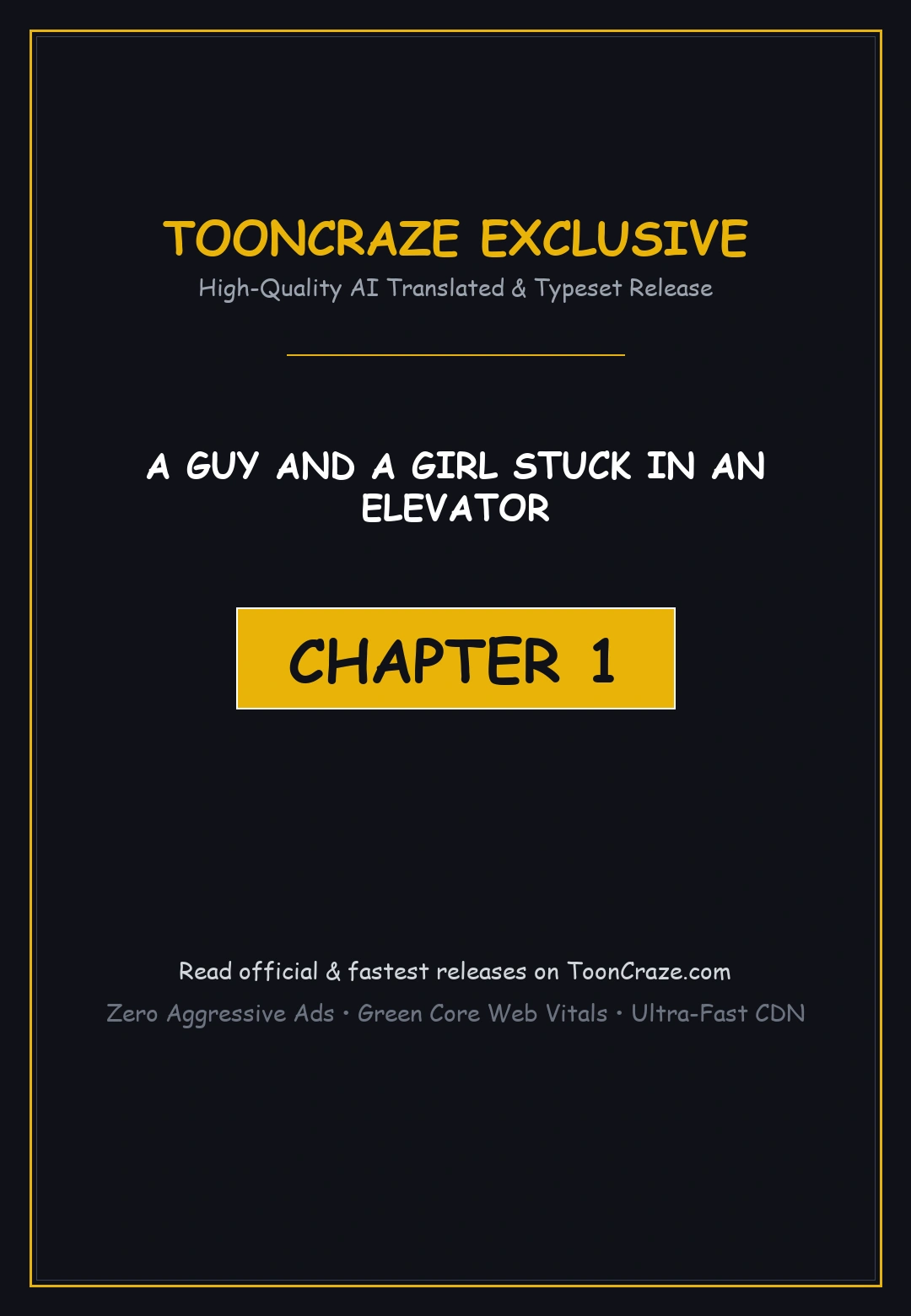 A Guy and a Girl Stuck in an Elevator Episode 1 - Page 1
