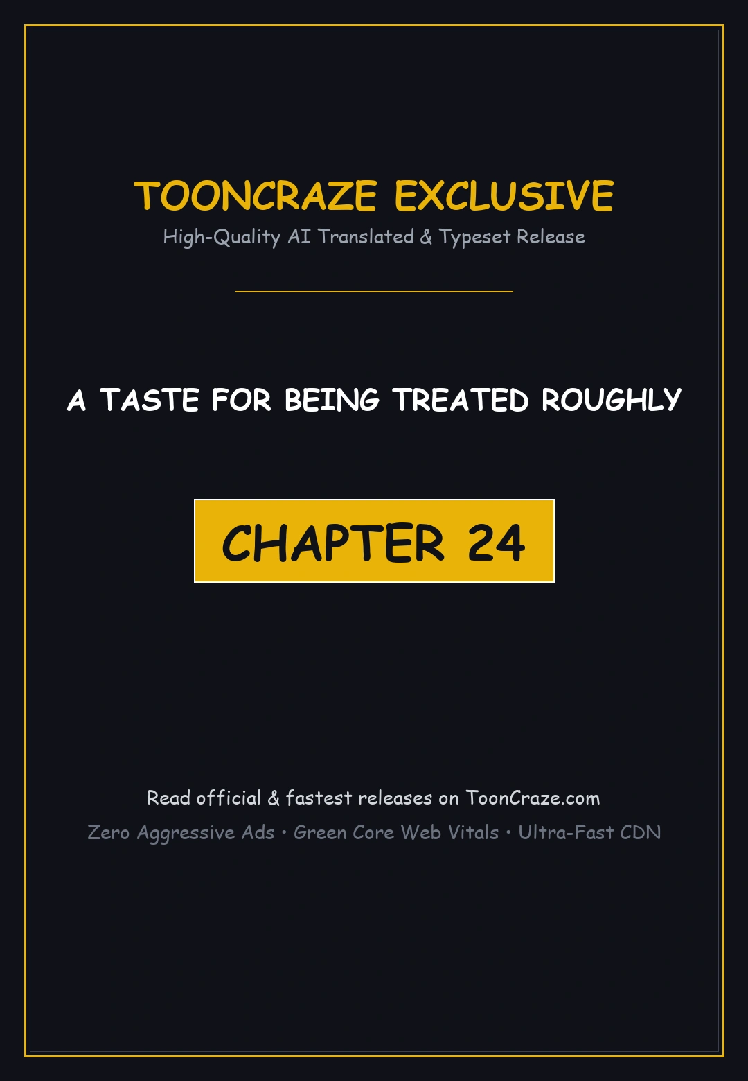 A Taste For Being Treated Roughly Episode 24 - Page 1