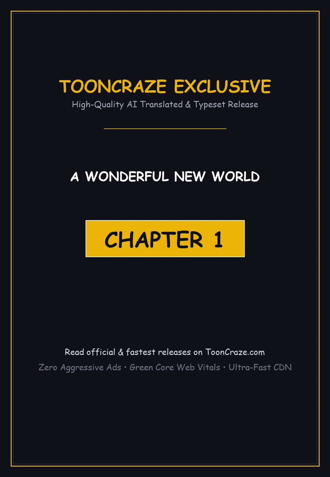 A Wonderful New World Episode 1 - Page 1