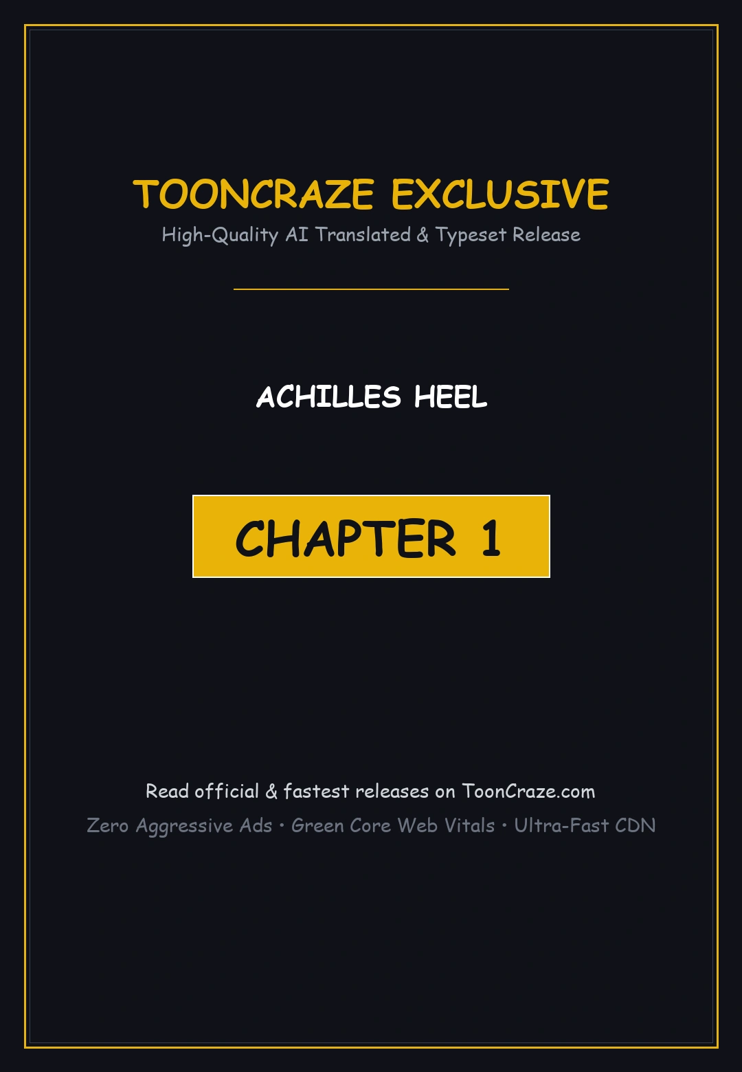 Achilles Heel Episode 1 - Page 1