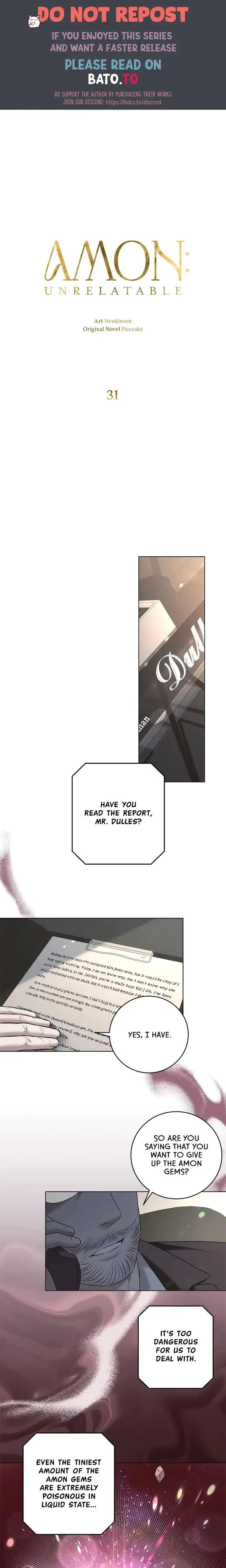 AMON: Unrelatable Episode 31 - Page 1