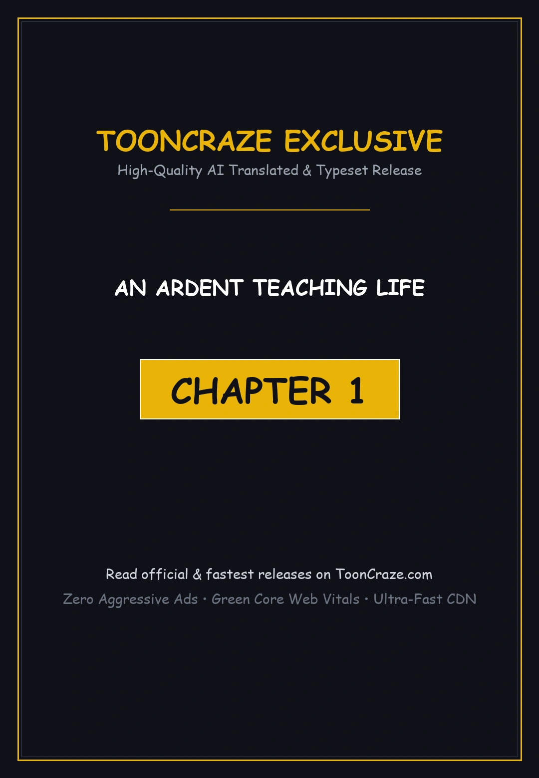 An Ardent Teaching Life Episode 1 - Page 1