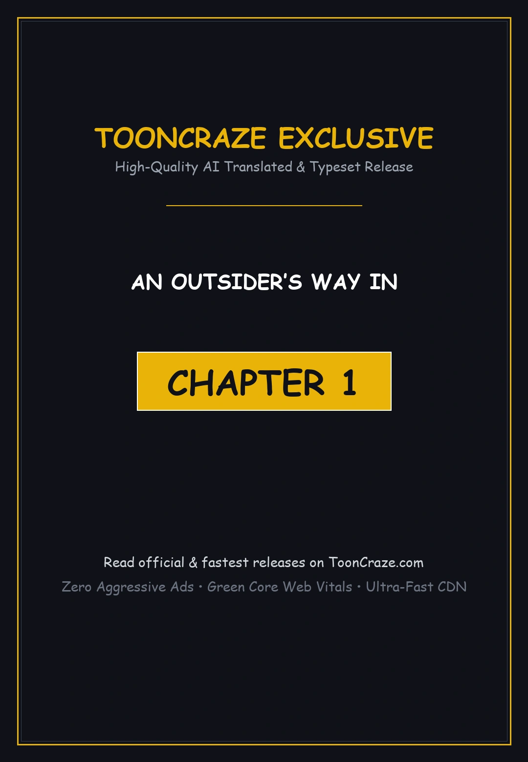An Outsider’s Way In Episode 1 - Page 1