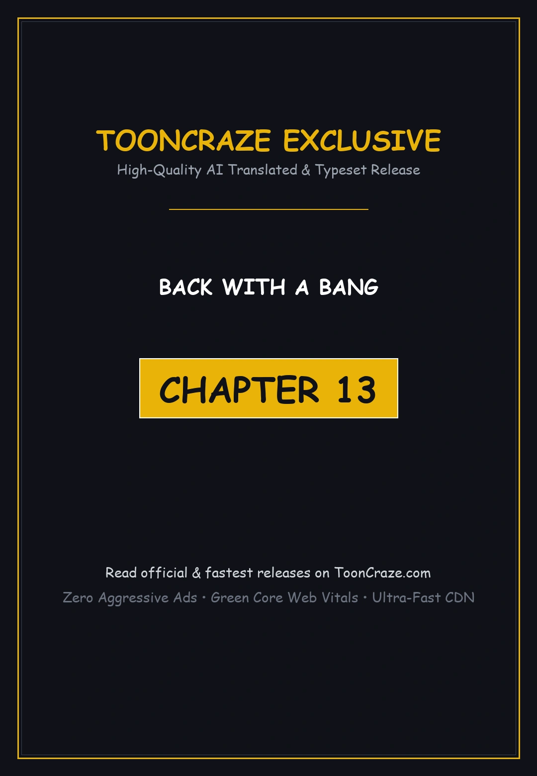 Back with a Bang Episode 13 - Page 1
