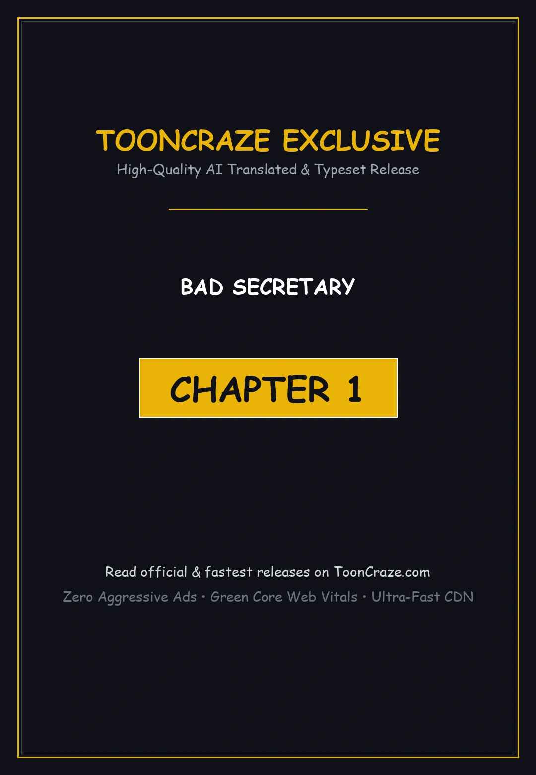 Bad Secretary Episode 1 - Page 1