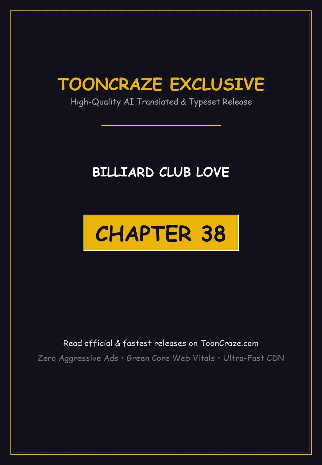 Billiard Club Love Episode 38 - Page 1