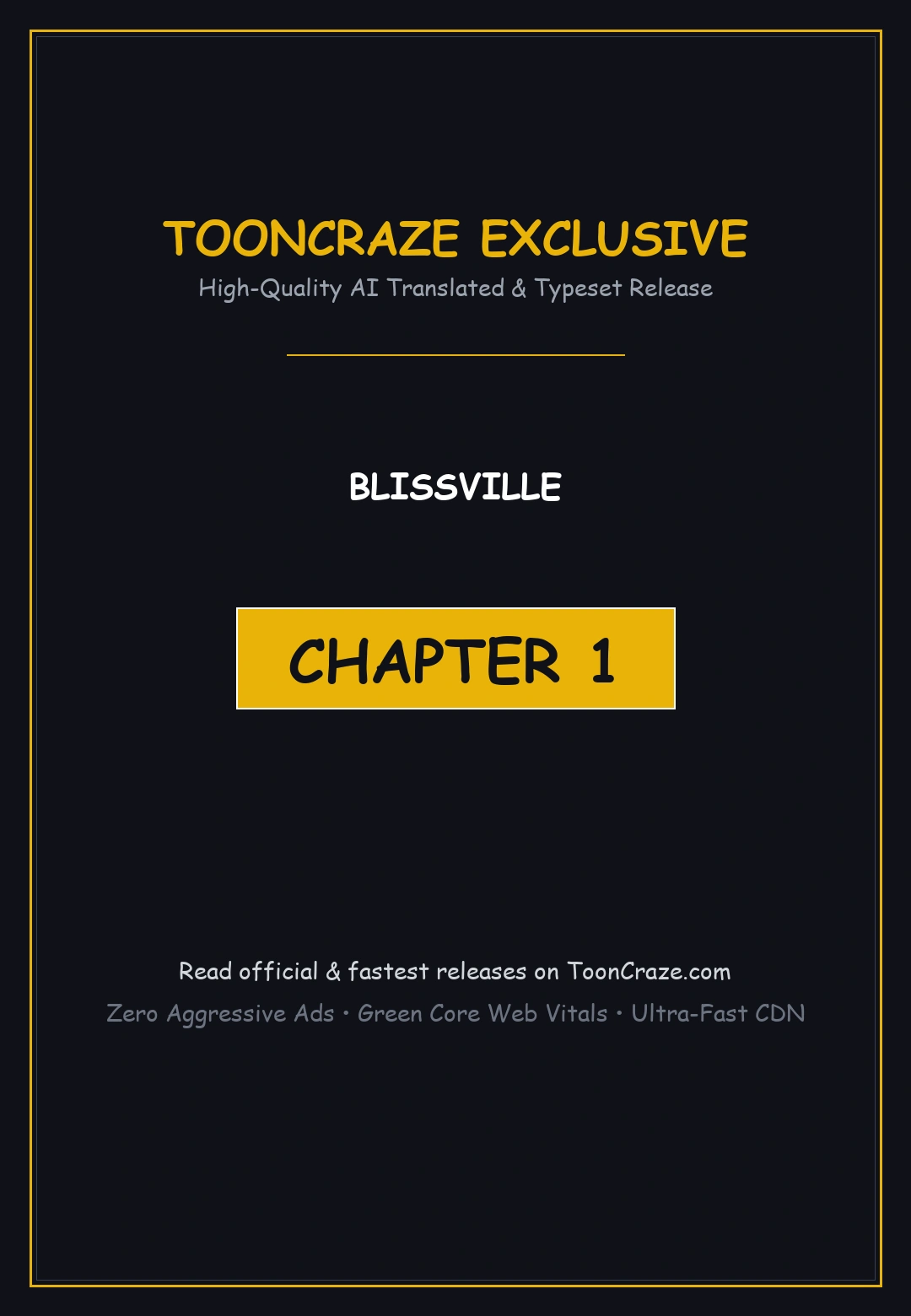Blissville Episode 1 - Page 1