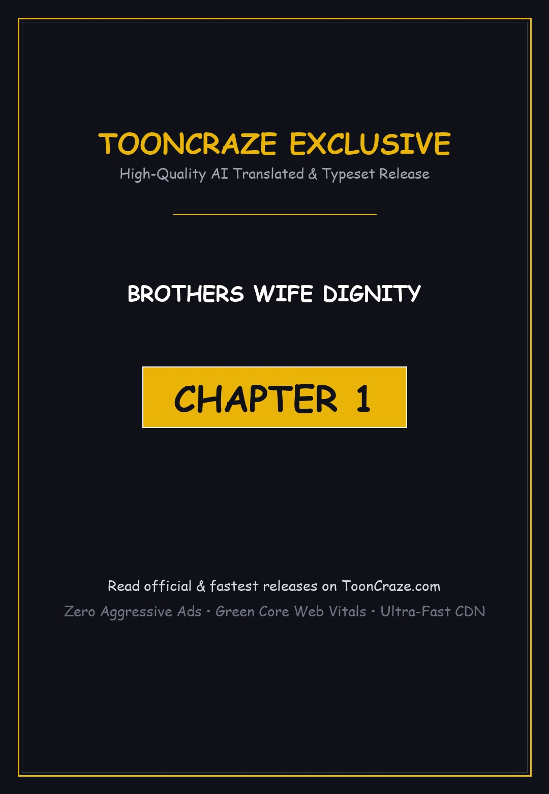 Brothers Wife Dignity Episode 1 - Page 1