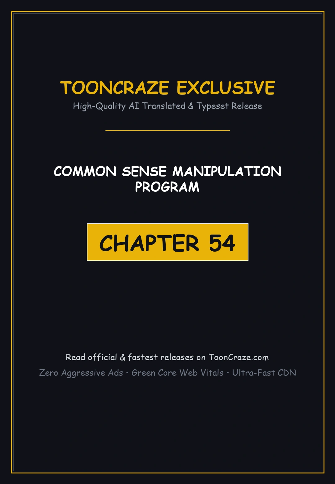 Common Sense Manipulation Program Episode 54 - Page 1