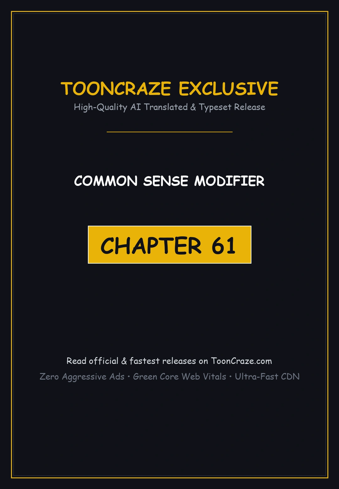 Common Sense Modifier Episode 61 - Page 1