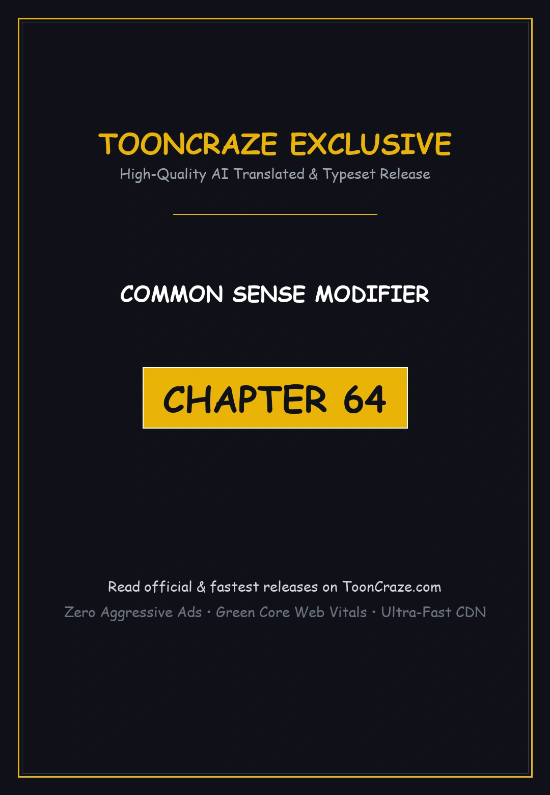 Common Sense Modifier Episode 64 - Page 1