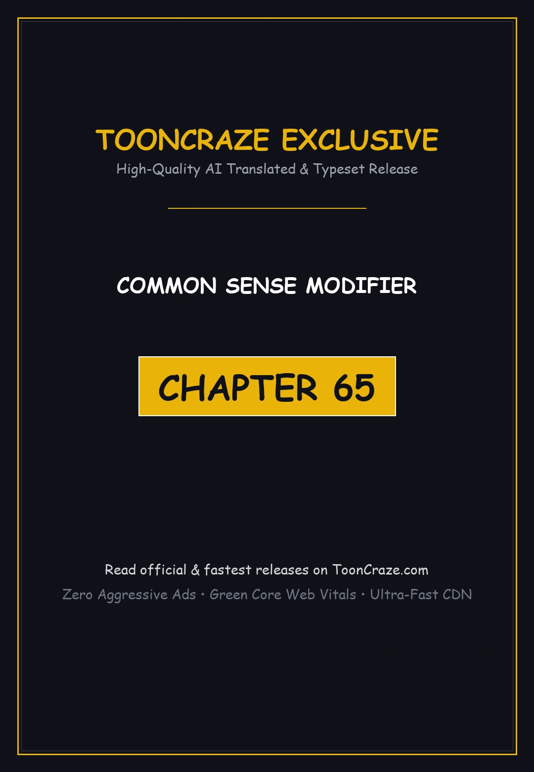 Common Sense Modifier Episode 65 - Page 1