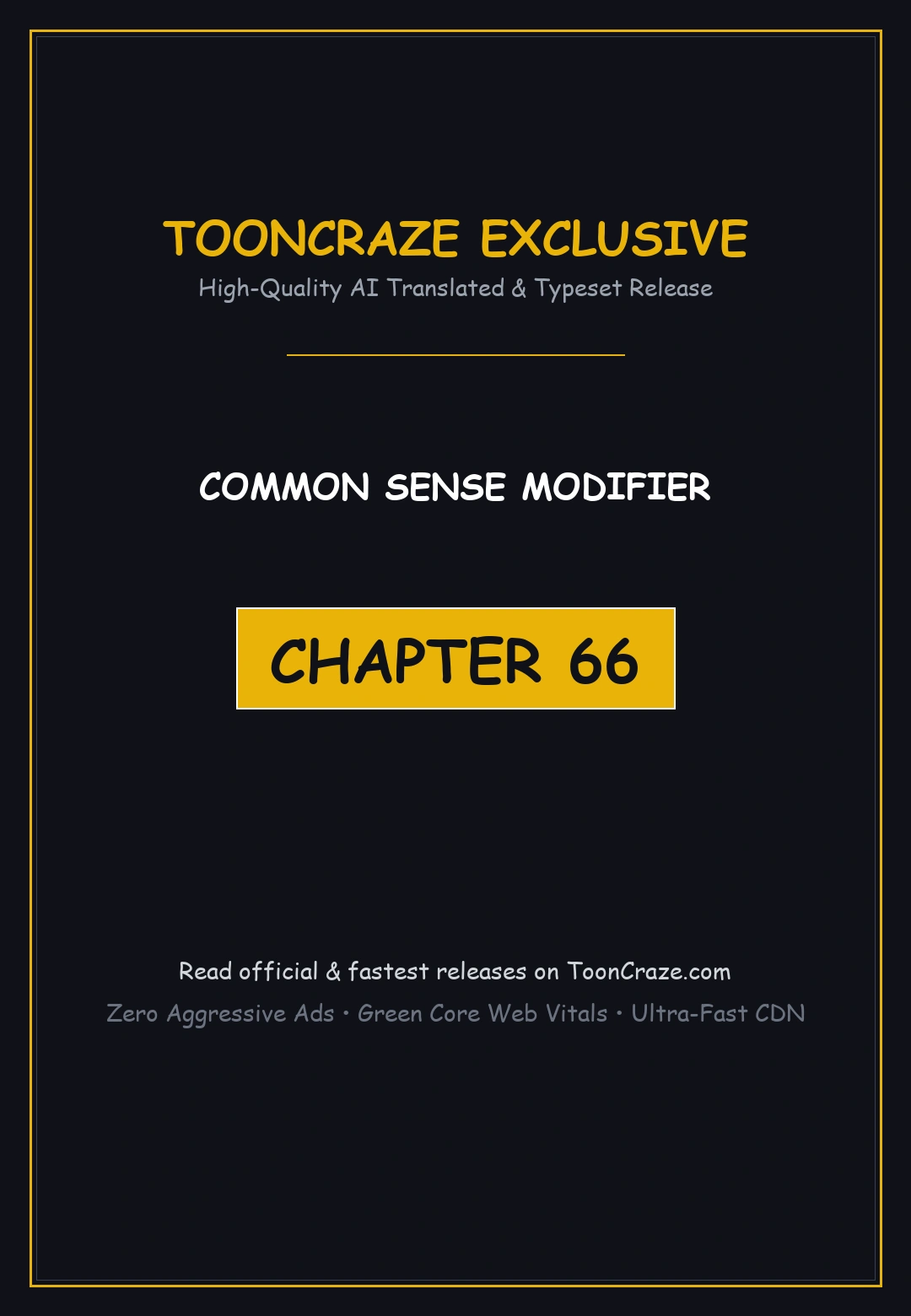Common Sense Modifier Episode 66 - Page 1