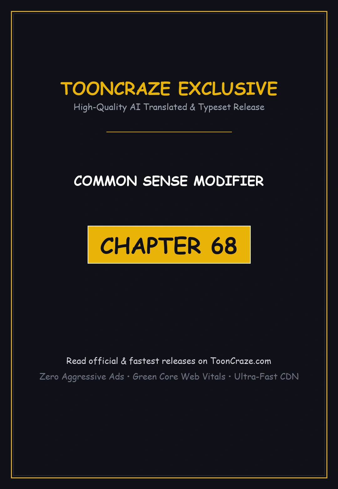 Common Sense Modifier Episode 68 - Page 1