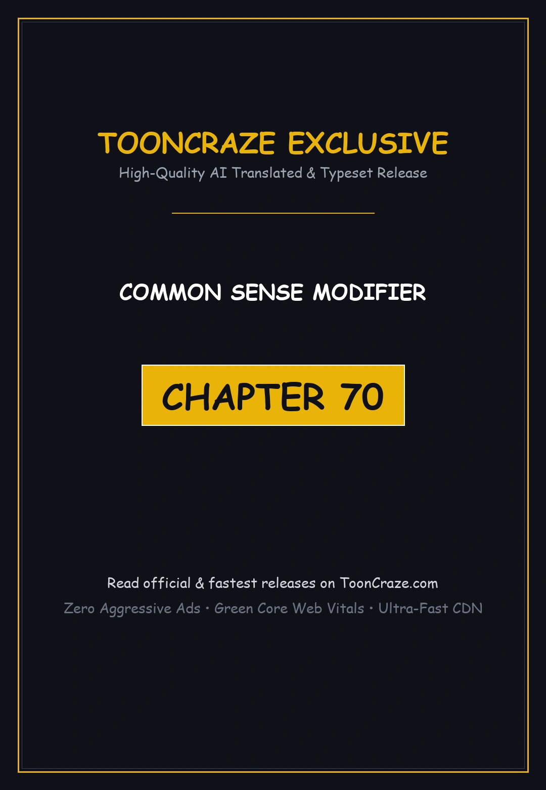 Common Sense Modifier Episode 70 - Page 1