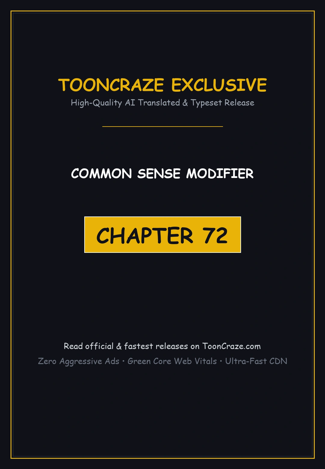 Common Sense Modifier Episode 72 - Page 1