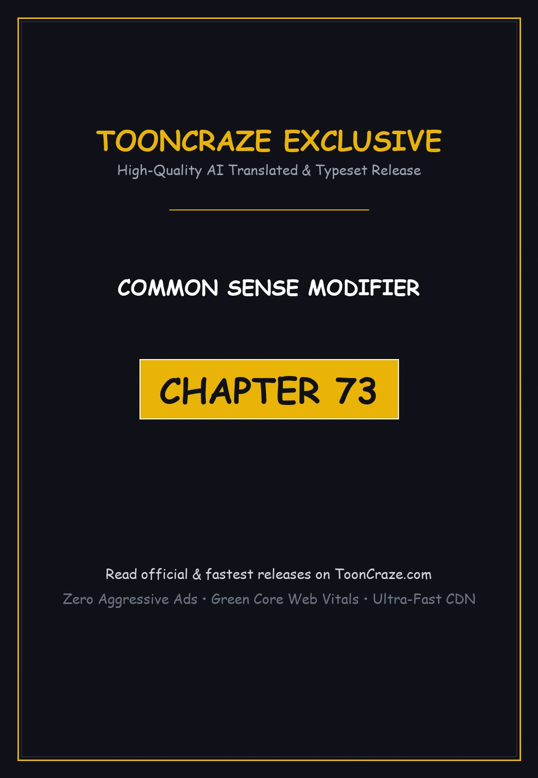 Common Sense Modifier Episode 73 - Page 1
