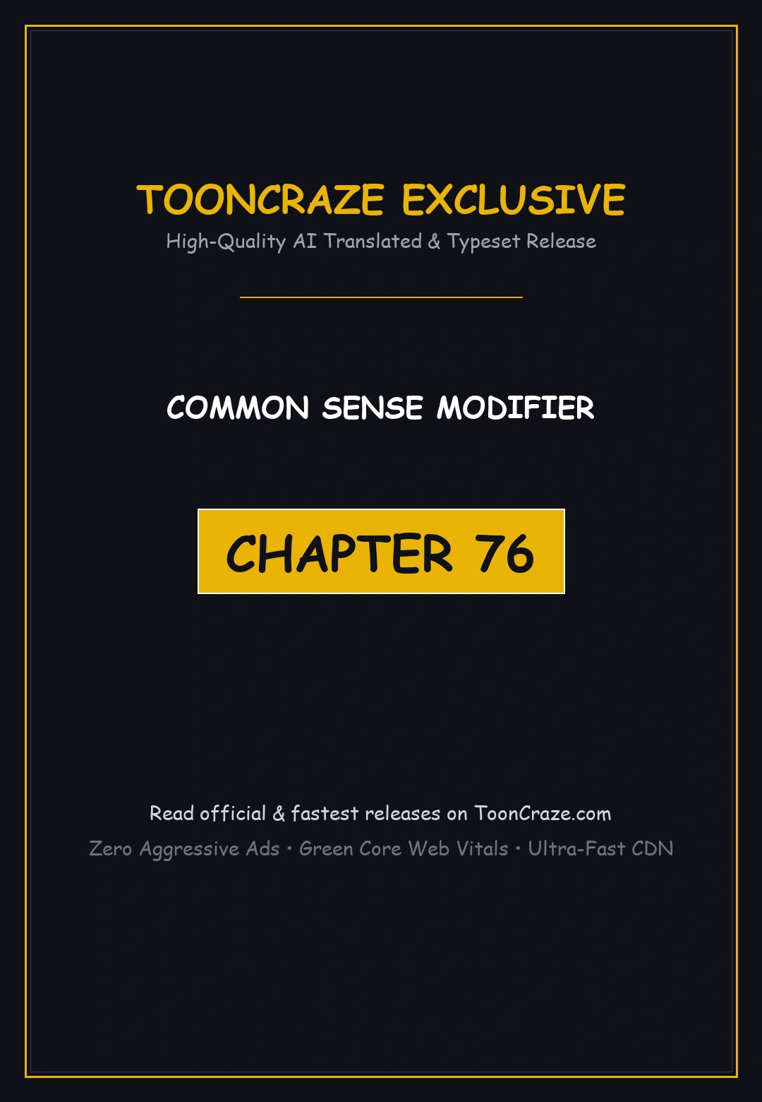 Common Sense Modifier Episode 76 - Page 1