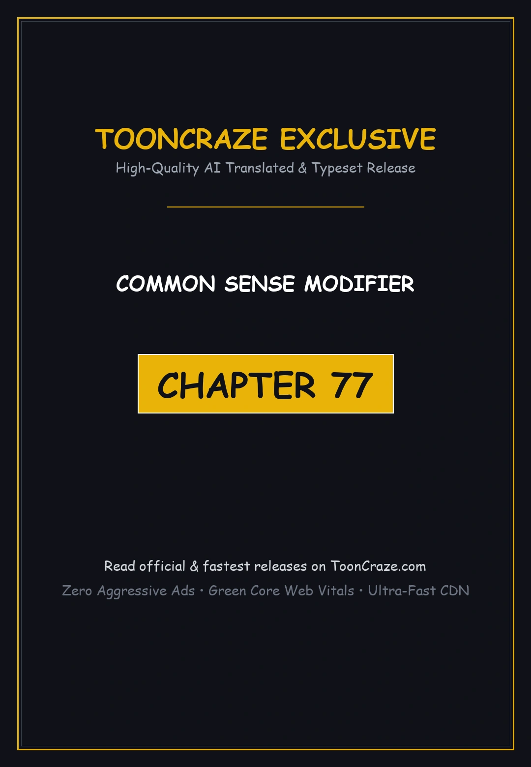 Common Sense Modifier Episode 77 - Page 1
