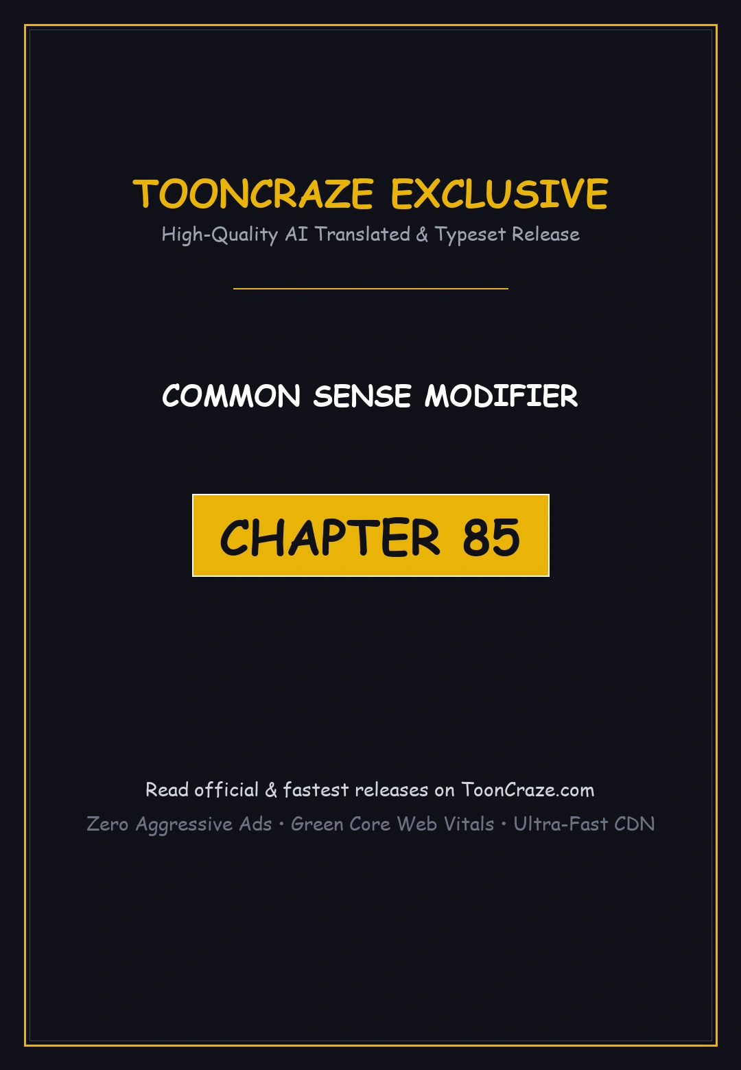 Common Sense Modifier Episode 85 - Page 1