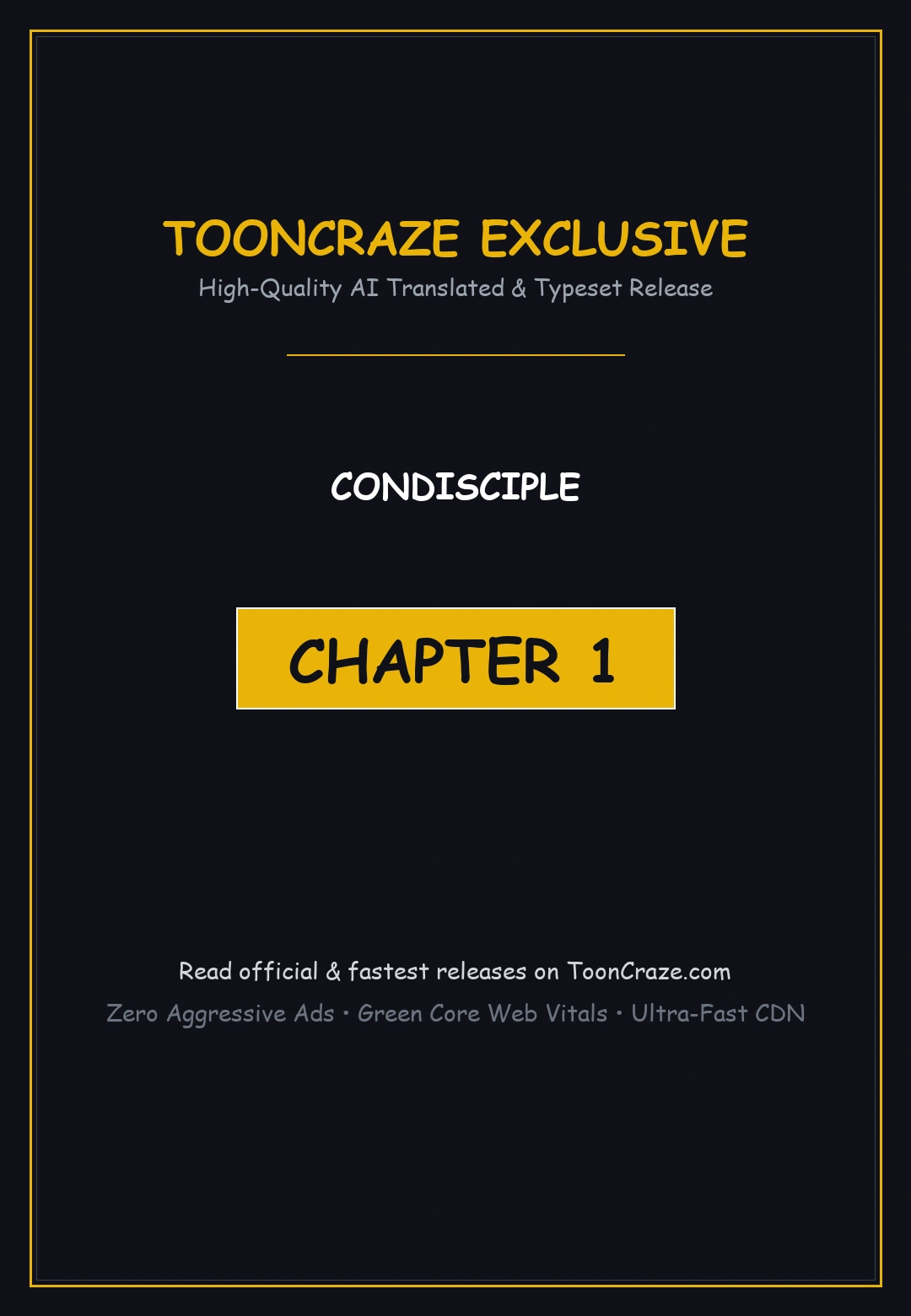 Condisciple Episode 1 - Page 1