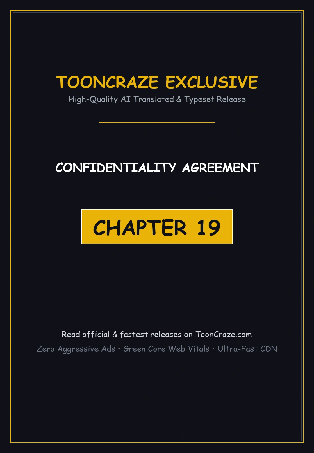 Confidentiality Agreement Episode 19 - Page 1