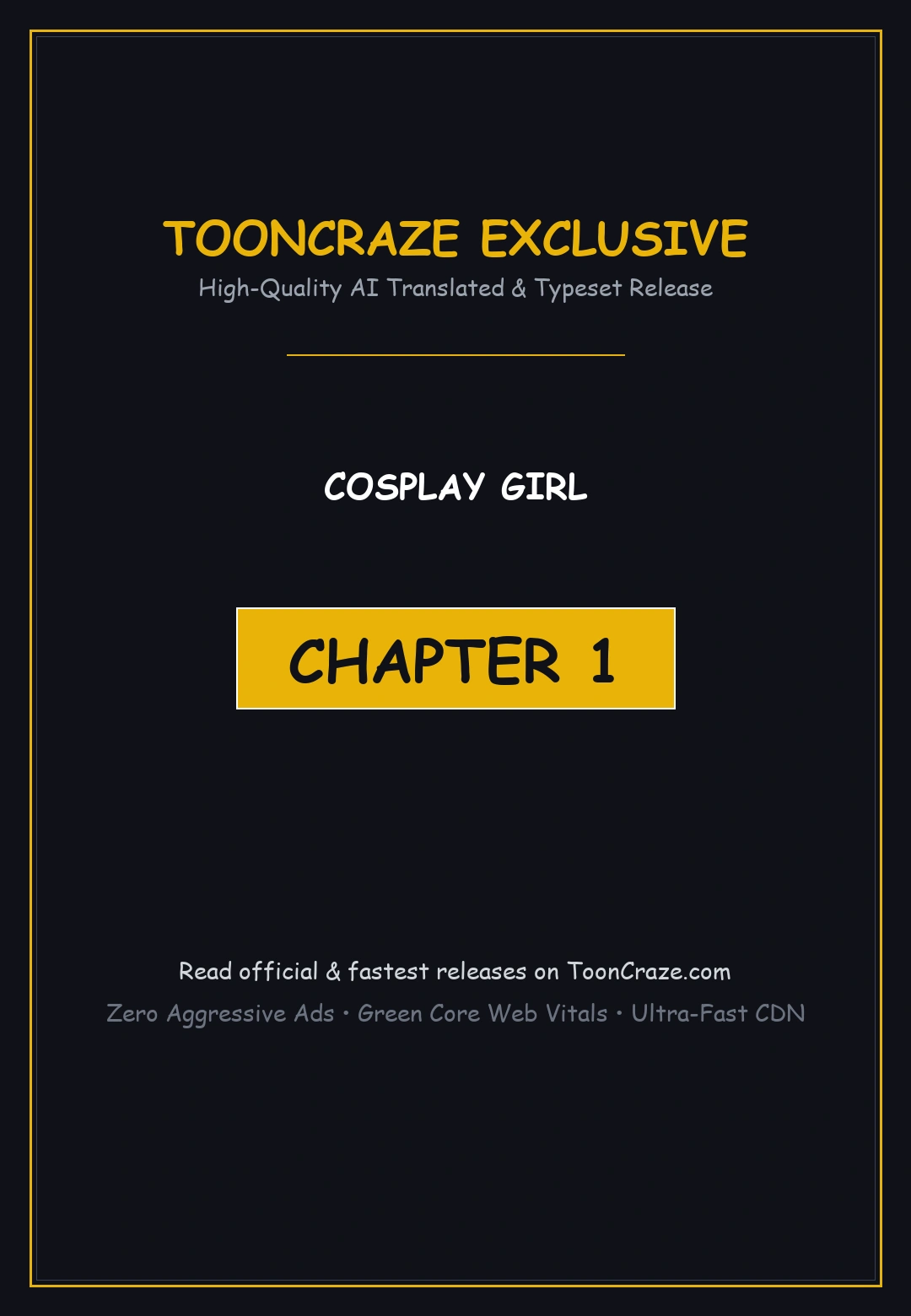 Cosplay Girl Episode 1 - Page 1