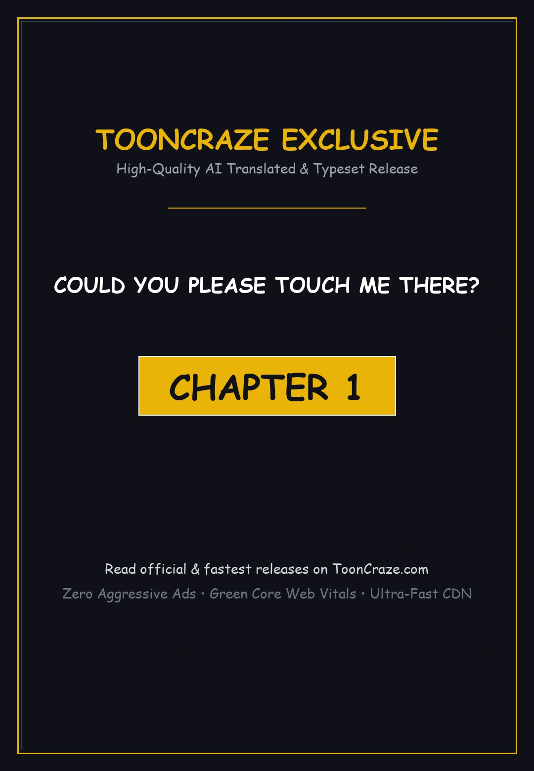 Could You Please Touch Me There? Episode 1 - Page 1