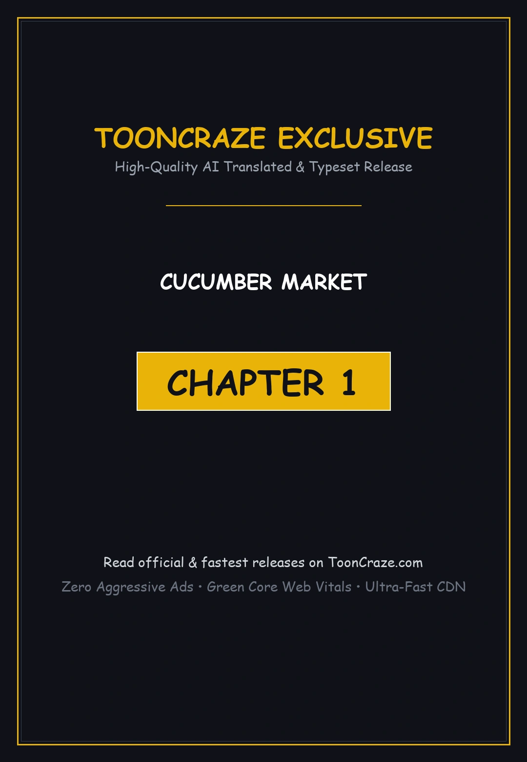 Cucumber Market Episode 1 - Page 1