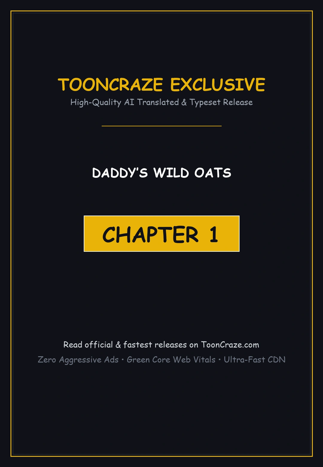 Daddy’s Wild Oats Episode 1 - Page 1