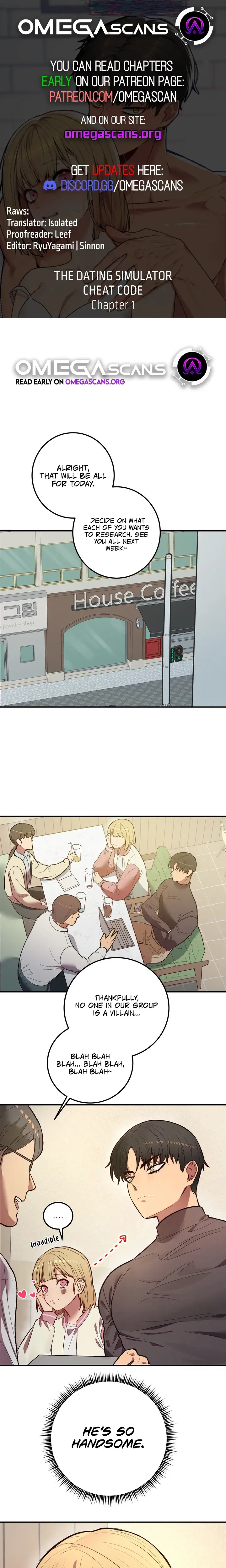Dating Sim Short Story The Dating Simulator Cheat Episode 1 - Page 1