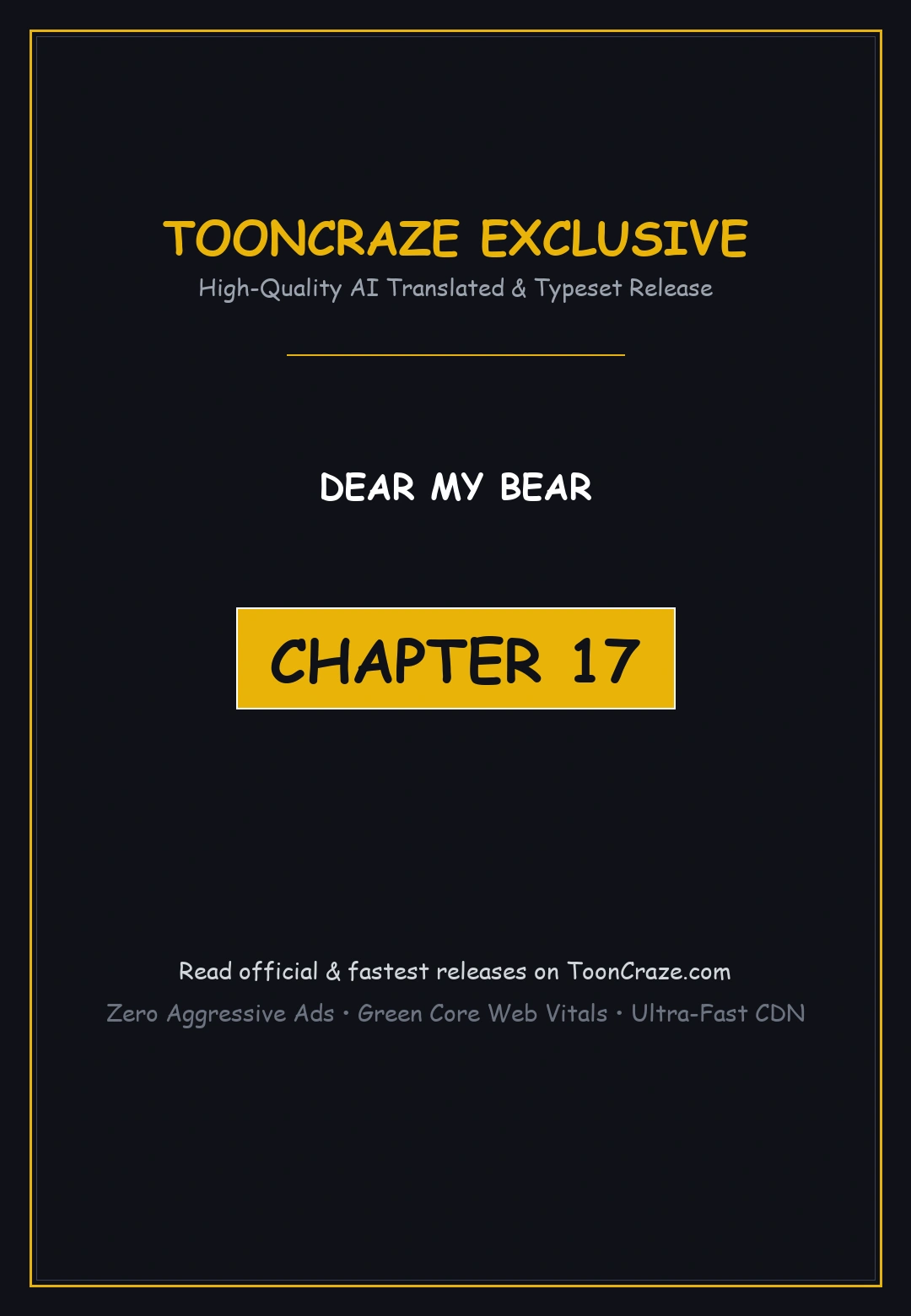 Dear My Bear Episode 17 - Page 1