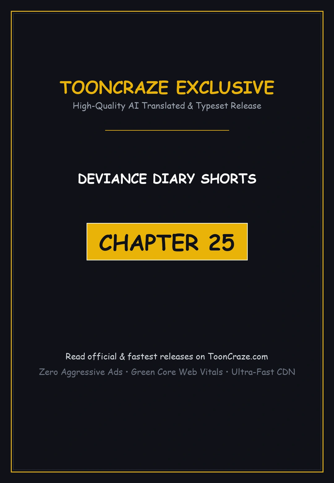 Deviance Diary Shorts Episode 25 - Page 1