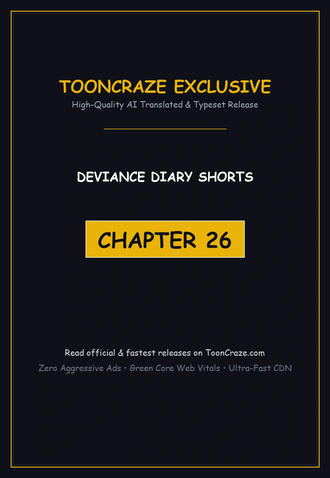Deviance Diary Shorts Episode 26 - Page 1