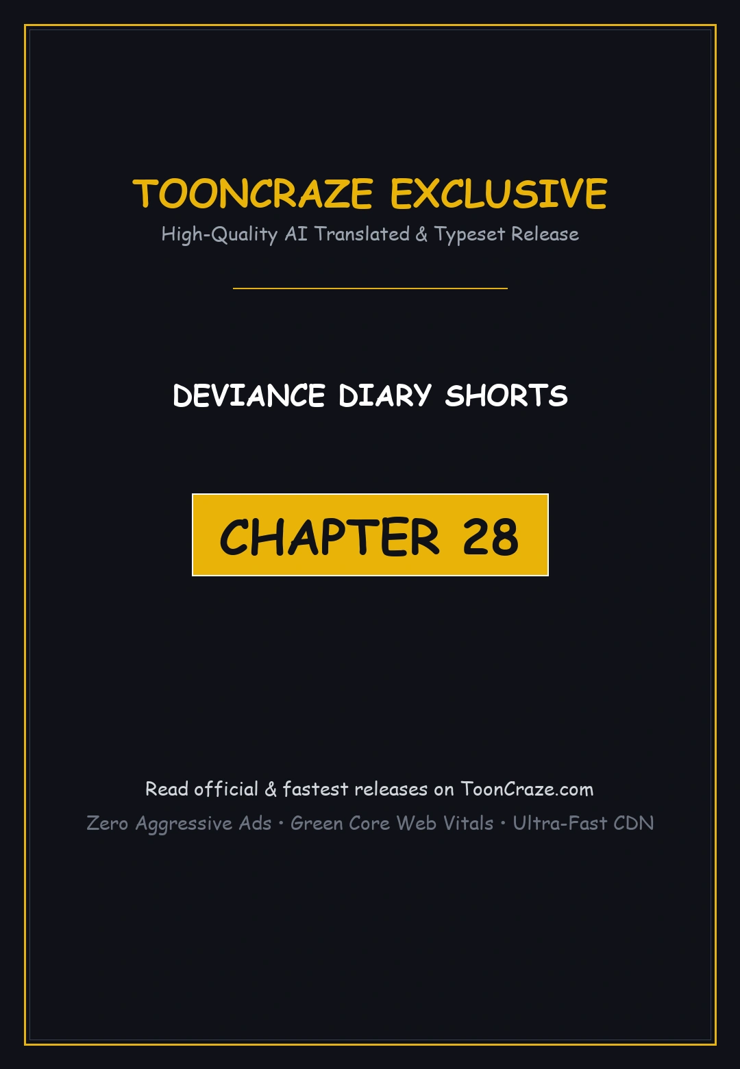 Deviance Diary Shorts Episode 28 - Page 1