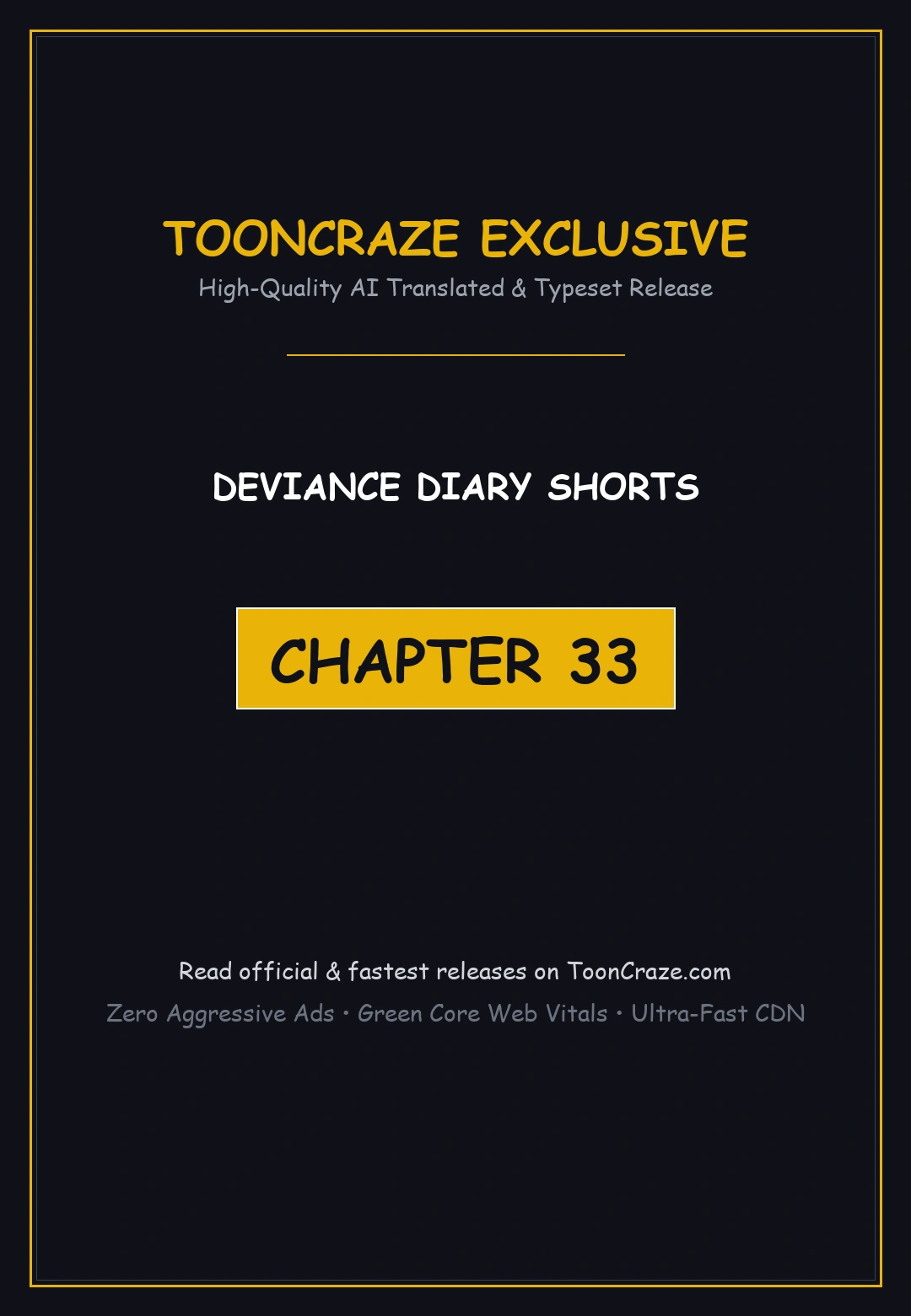 Deviance Diary Shorts Episode 33 - Page 1