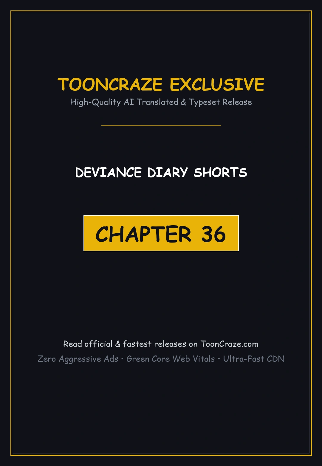 Deviance Diary Shorts Episode 36 - Page 1