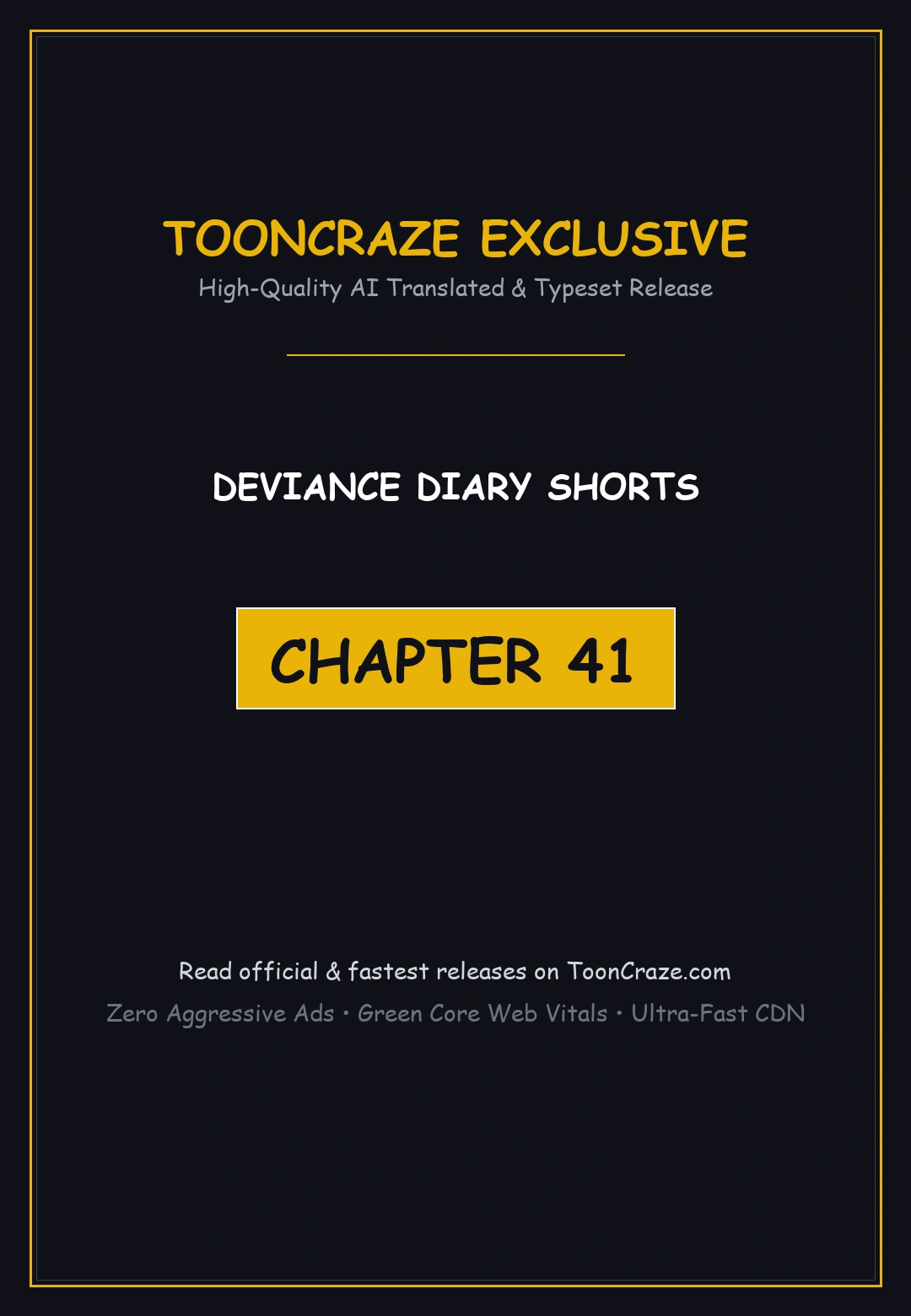 Deviance Diary Shorts Episode 41 - Page 1