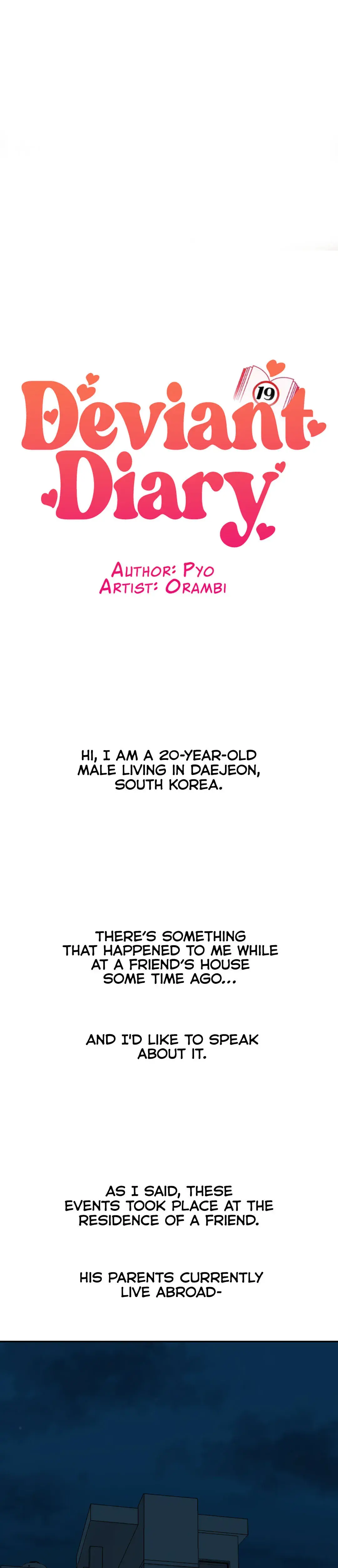 Deviant Diary Episode 28 - Page 1