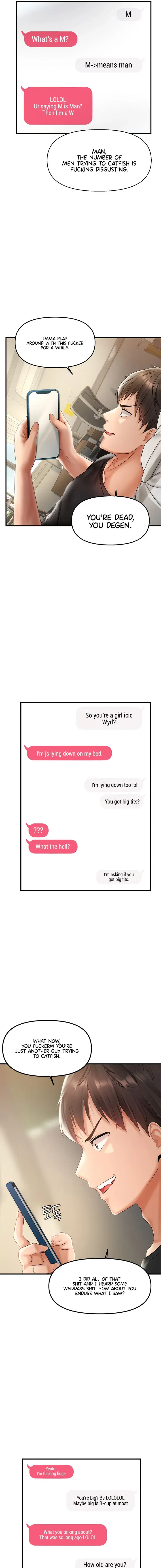Disciplining the Top Delinquent Bitch Through a Random Chatting App Episode 1 - Page 11