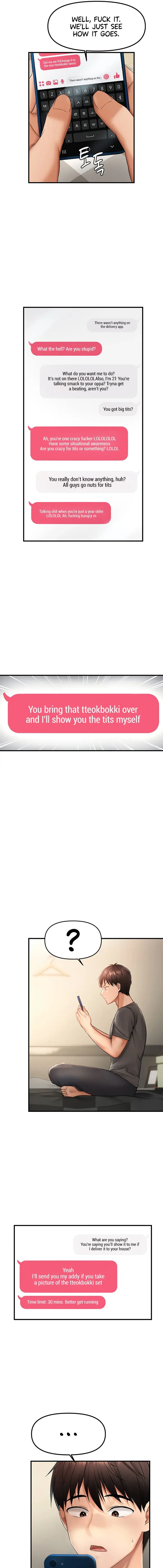 Disciplining the Top Delinquent Bitch Through a Random Chatting App Episode 1 - Page 17