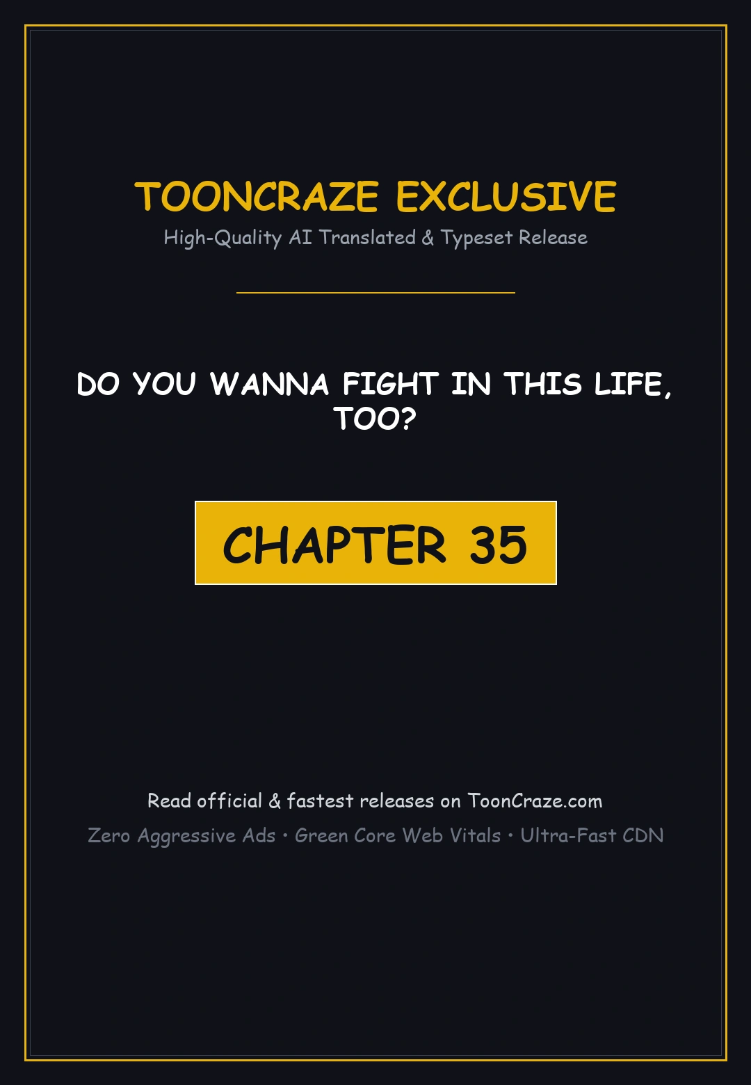 Do You Wanna Fight in This Life, Too? Episode 35 - Page 1