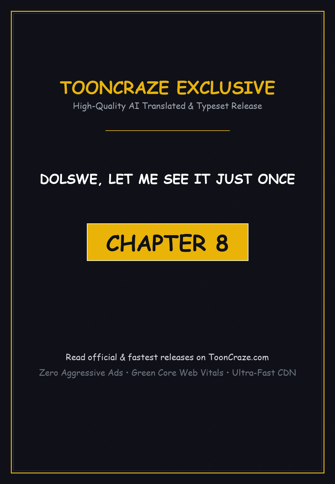 Dolswe, Let Me See It Just Once Episode 8 - Page 1