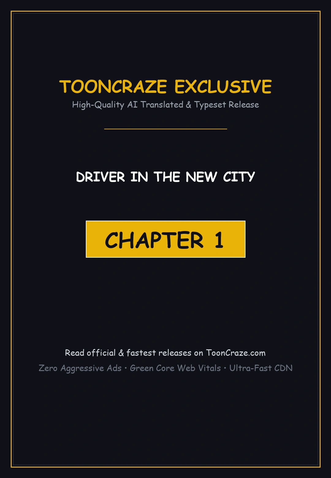Driver in the New City Episode 1 - Page 1