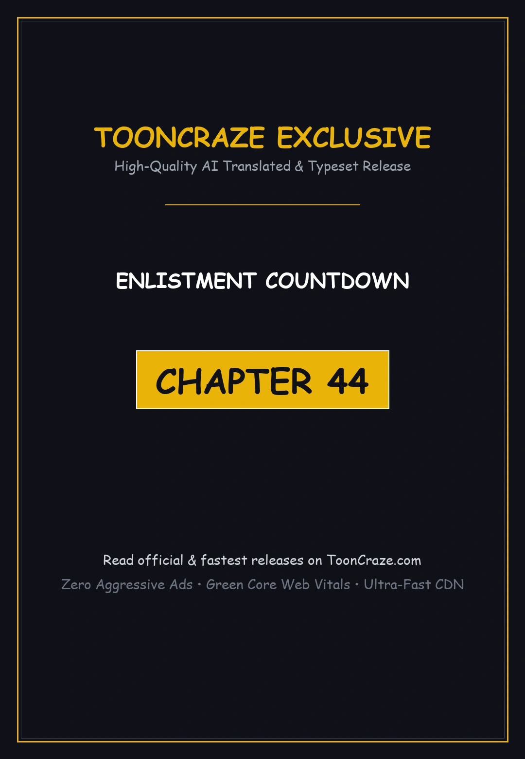 Enlistment Countdown Episode 44 - Page 1