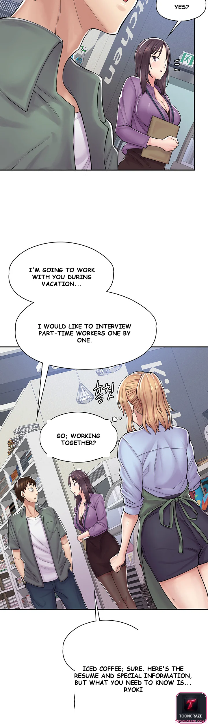 Erotic Manga Caf Girls Episode 1 - Page 63