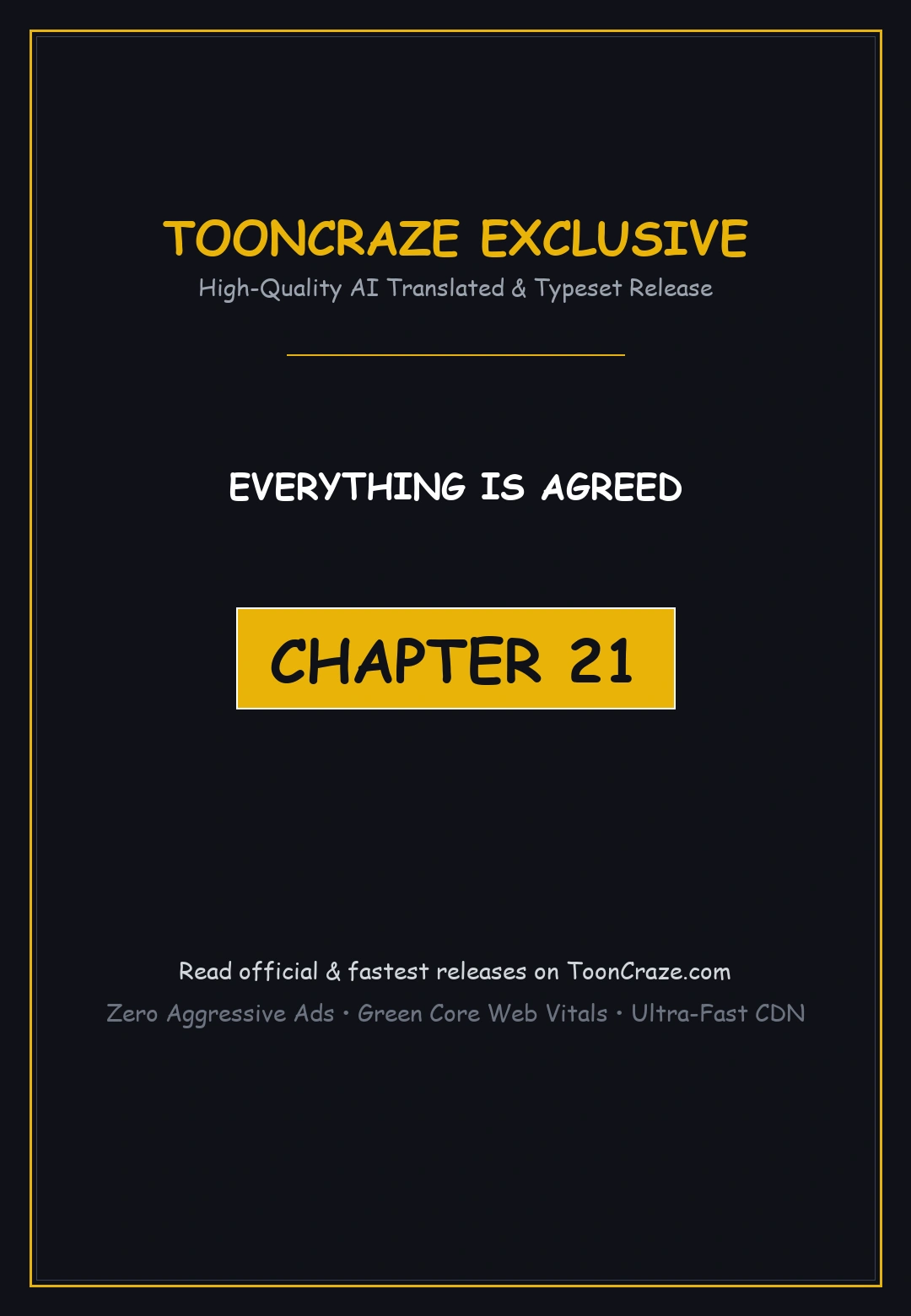 Everything Is Agreed Episode 21 - Page 1